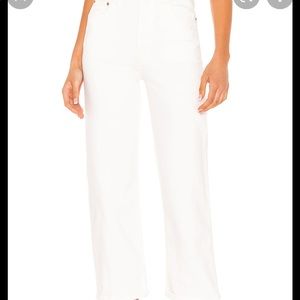 LEVIS ribcage white jeans